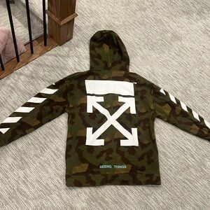 Camo Off-White Hoodie
